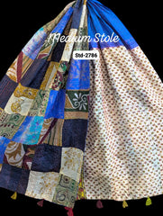 Handmade Silk Stole- While style meets utility- Medium Size-2786