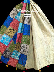 Handmade Silk Stole- While style meets utility- Medium Size-2795