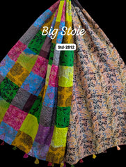 Handmade Silk Stole- While style meets utility-Big Size-2812