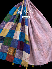 Handmade Silk Stole- While style meets utility-Big Size-2813