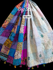 Handmade Silk Stole- While style meets utility-Big Size-2814