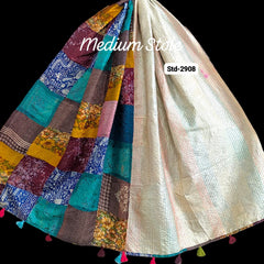 Handmade Silk Stole- While style meets utility- Medium Size-2908