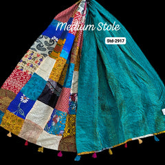 Handmade Silk Stole- While style meets utility- Medium Size-2917