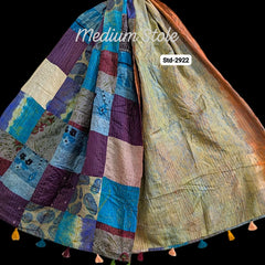 Handmade Silk Stole- While style meets utility- Medium Size-2922