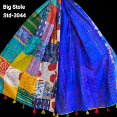 Handmade Silk Stole- While style meets utility-Big Size-3044
