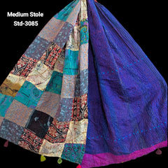 Handmade Silk Stole- While style meets utility- Medium Size-3085