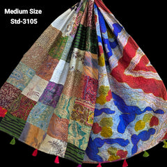 Handmade Silk Stole- While style meets utility- Medium Size-3105