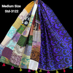 Handmade Silk Stole- While style meets utility- Medium Size-3122