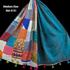Handmade Silk Stole- While style meets utility- Medium Size-3131