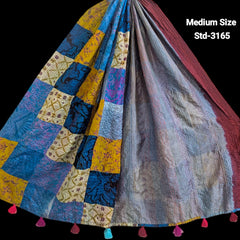 Handmade Silk Stole- While style meets utility- Medium Size-3165