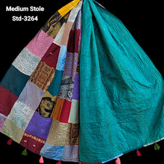 Handmade Silk Stole- While style meets utility- Medium Size-3264