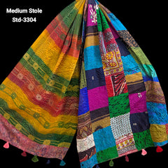 Handmade Silk Stole- While style meets utility- Medium Size-3304