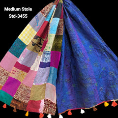 Handmade Silk Stole- While style meets utility- Medium Size-3455