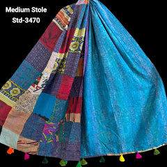 Handmade Silk Stole- While style meets utility- Medium Size-3470