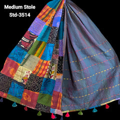 Handmade Silk Stole- While style meets utility- Medium Size-3514