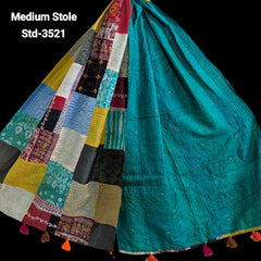 Handmade Silk Stole- While style meets utility- Medium Size-3521