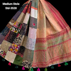 Handmade Silk Stole- While style meets utility- Medium Size-3528