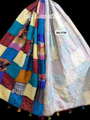 Handmade Silk Stole- While style meets utility-Big Size-2730