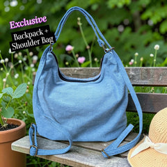 Hannah- Hand-stitch Casual Everyday Shoulder+Backpack Bag HR 29
