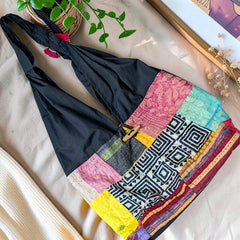Hippe-Patchwork Jhola Boho Bag