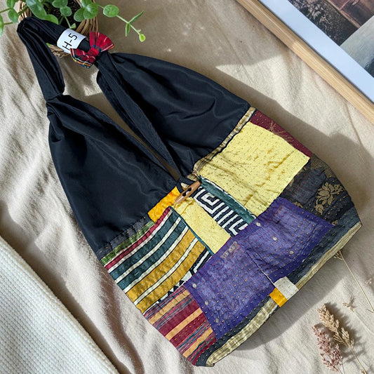 Hippe-Patchwork Jhola Boho Bag H-5