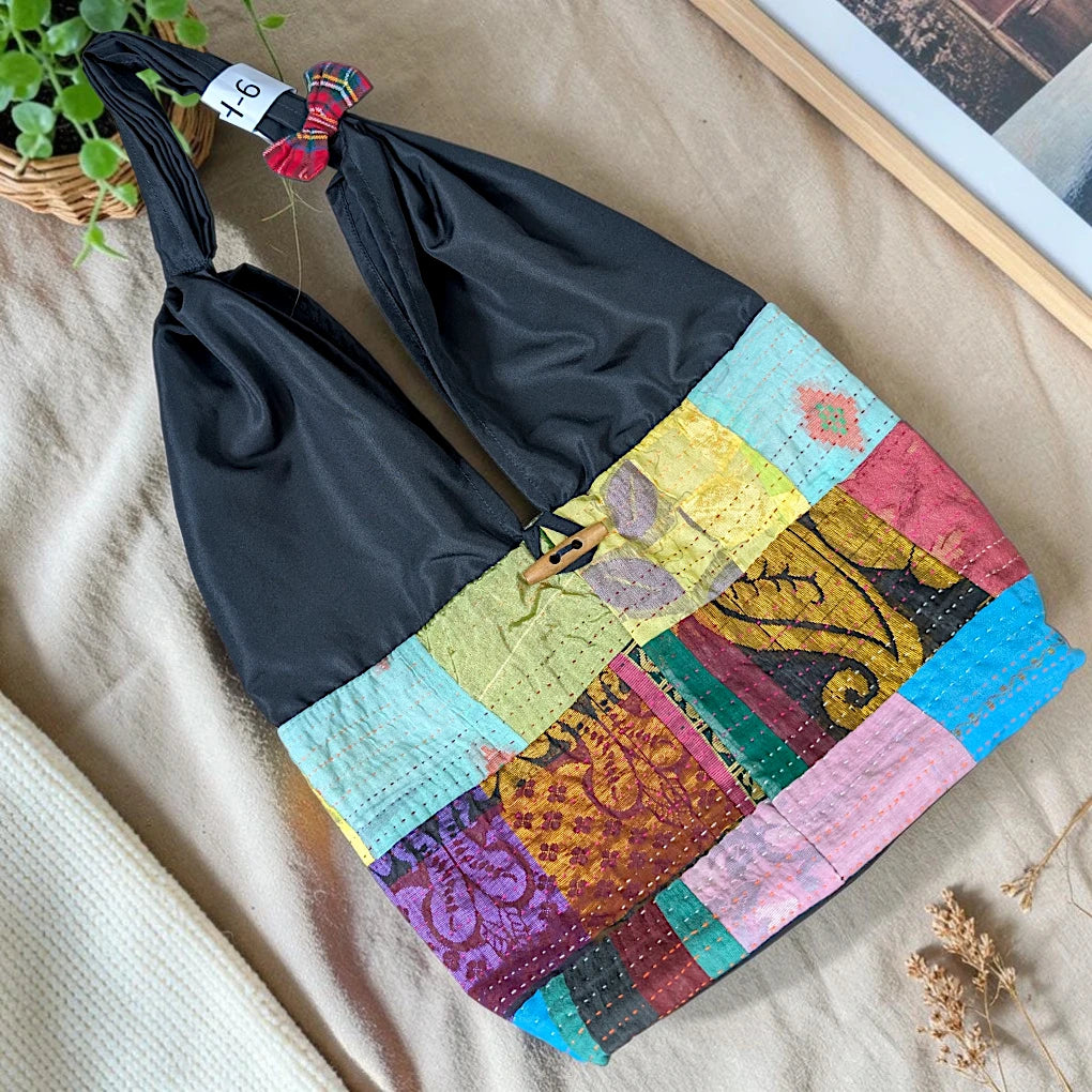 Hippe-Patchwork Jhola Boho Bag H-6