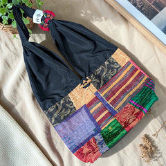Hippe-Patchwork Jhola Boho Bag H-9