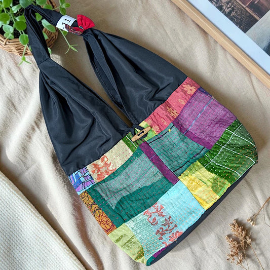 Hippe-Patchwork Jhola Boho Bag H-11
