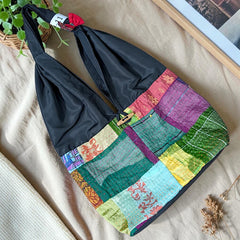 Hippe-Patchwork Jhola Boho Bag H-11