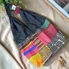 Hippe-Patchwork Jhola Boho Bag H-14
