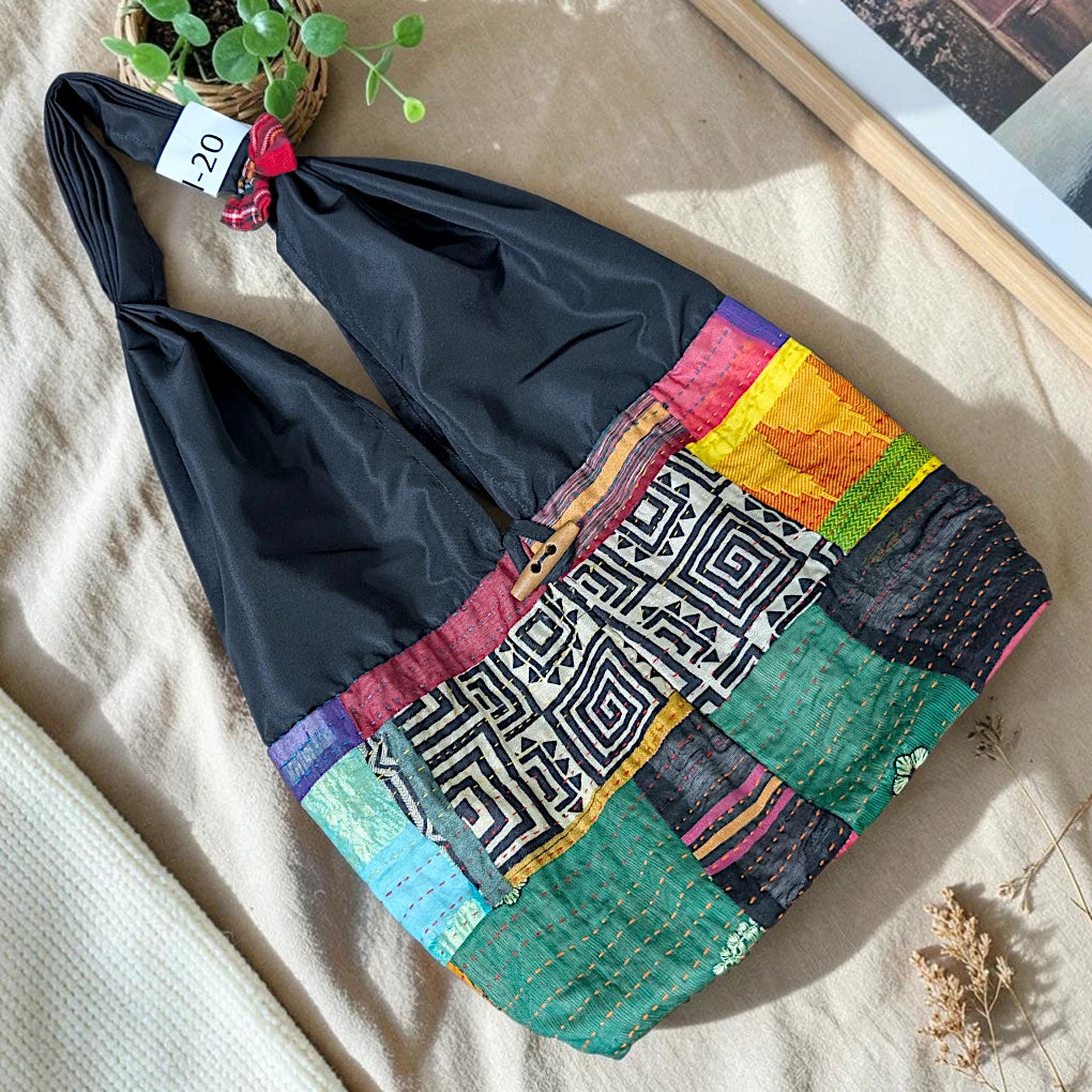 Hippe-Patchwork Jhola Boho Bag H-20