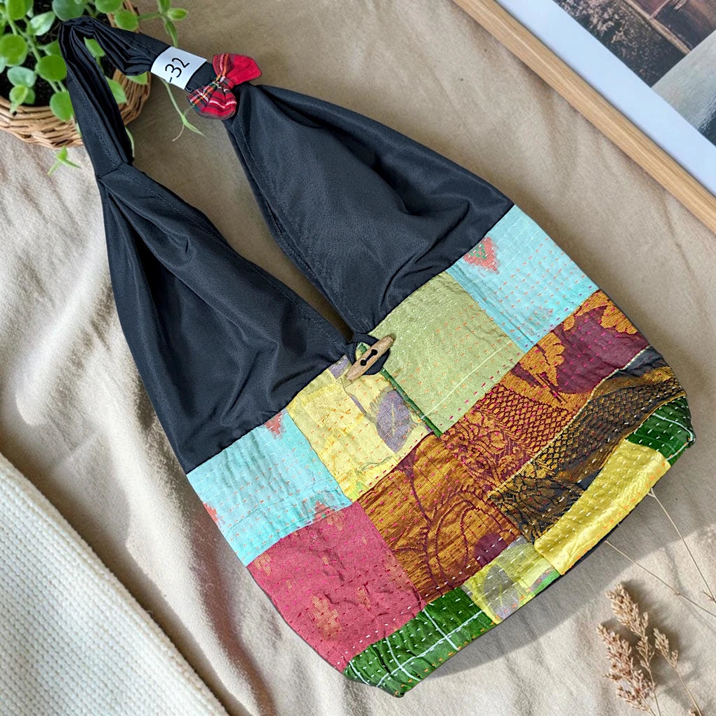 Hippe-Patchwork Jhola Boho Bag H-32