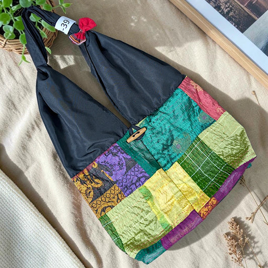 Hippe-Patchwork Jhola Boho Bag H-39