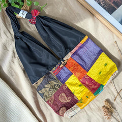 Hippe-Patchwork Jhola Boho Bag H-43