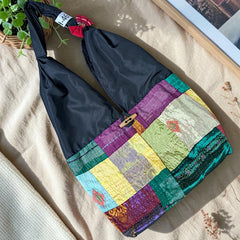 Hippe-Patchwork Jhola Boho Bag H-46
