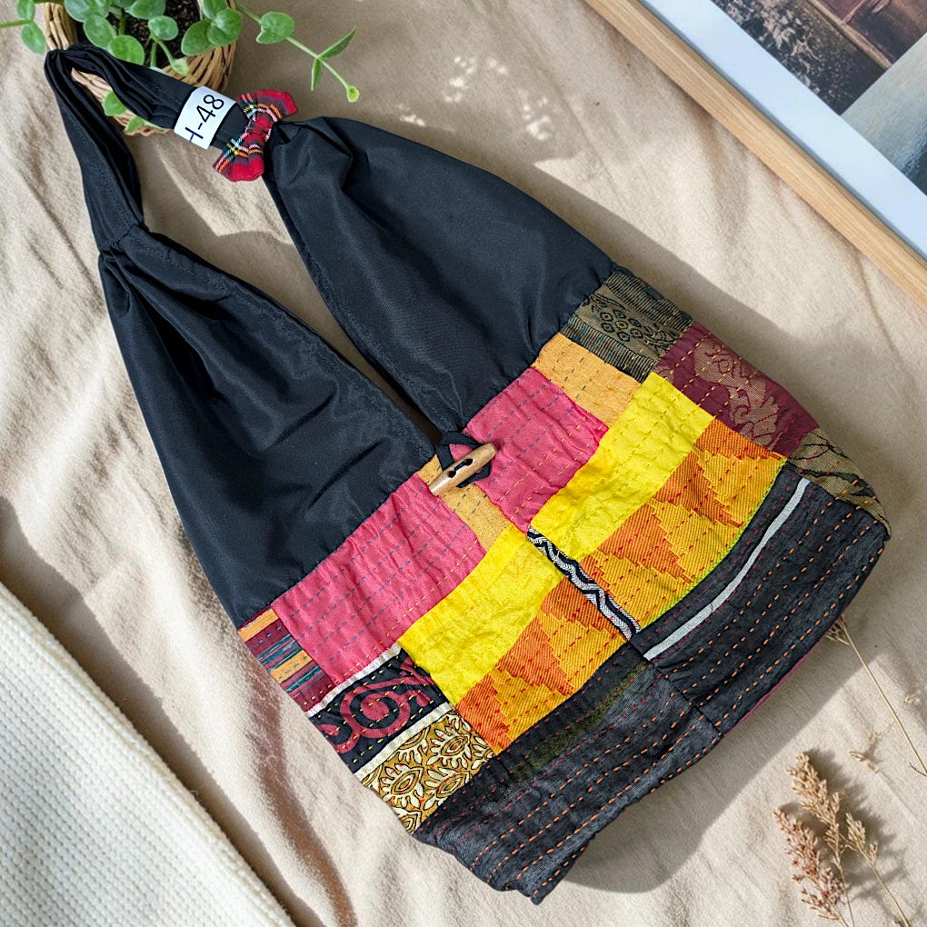 Hippe-Patchwork Jhola Boho Bag H-48