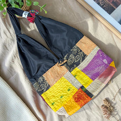 Hippe-Patchwork Jhola Boho Bag H-49