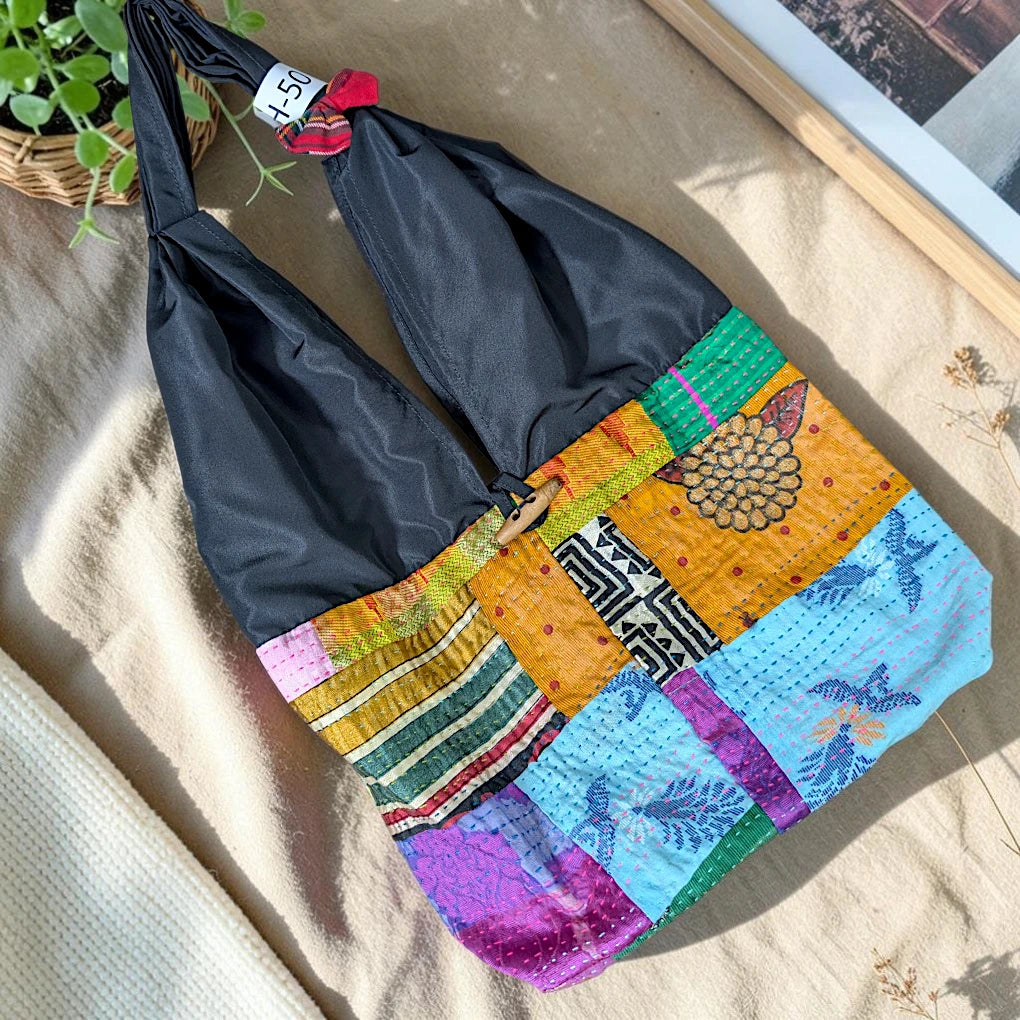 Hippe-Patchwork Jhola Boho Bag H-50