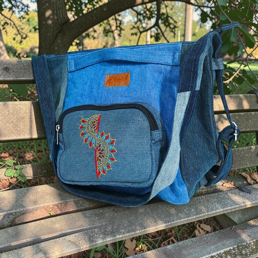4 Way Denim Bag- Juniya