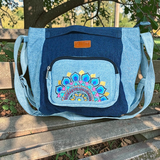 4 Way Denim Bag- Juniya