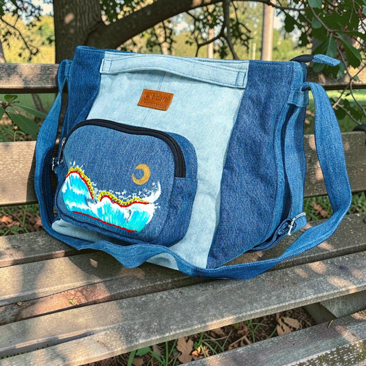 4 Way Denim Bag- Juniya