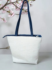 Jute-Denim Ladies Shoulder Tote Bag