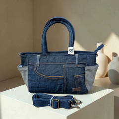 Moon Denim Bag – Vintage Jeans Bag for Everyday Style-M 85