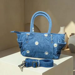 Moon Denim Bag – Vintage Jeans Bag for Everyday Style-M 86