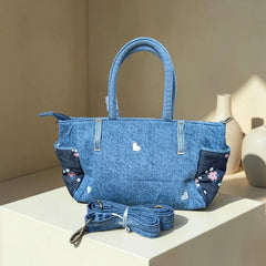 Moon Denim Bag – Vintage Jeans Bag for Everyday Style-M 88
