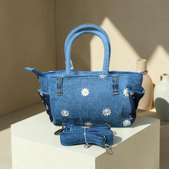 Moon Denim Bag – Vintage Jeans Bag for Everyday Style-M 90
