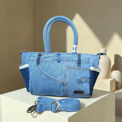 Moon Denim Bag – Vintage Jeans Bag for Everyday Style-M 91