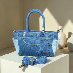 Moon Denim Bag – Vintage Jeans Bag for Everyday Style-M 92
