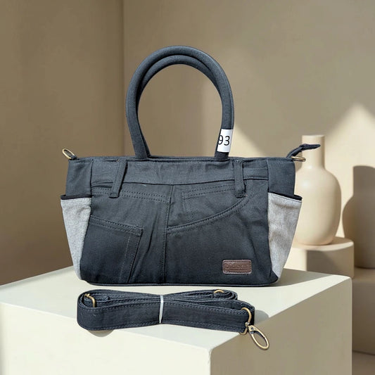 Moon Denim Bag – Vintage Jeans Bag for Everyday Style-M 93