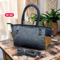 Moon Denim Bag – Vintage Jeans Bag for Everyday Style-M 48